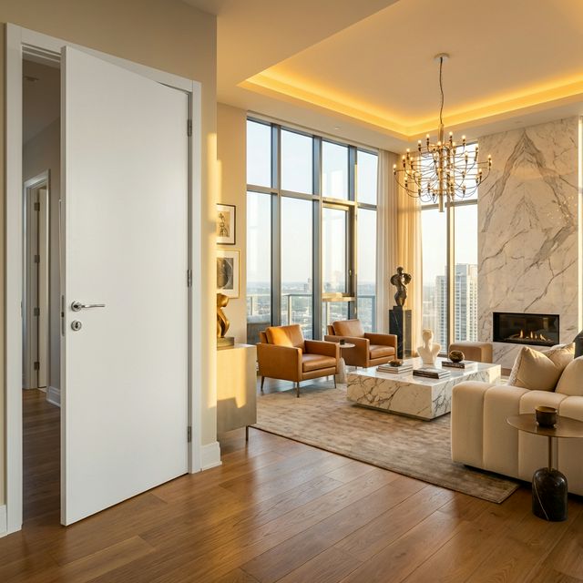 דלתות WPC בעיצוב מודרני